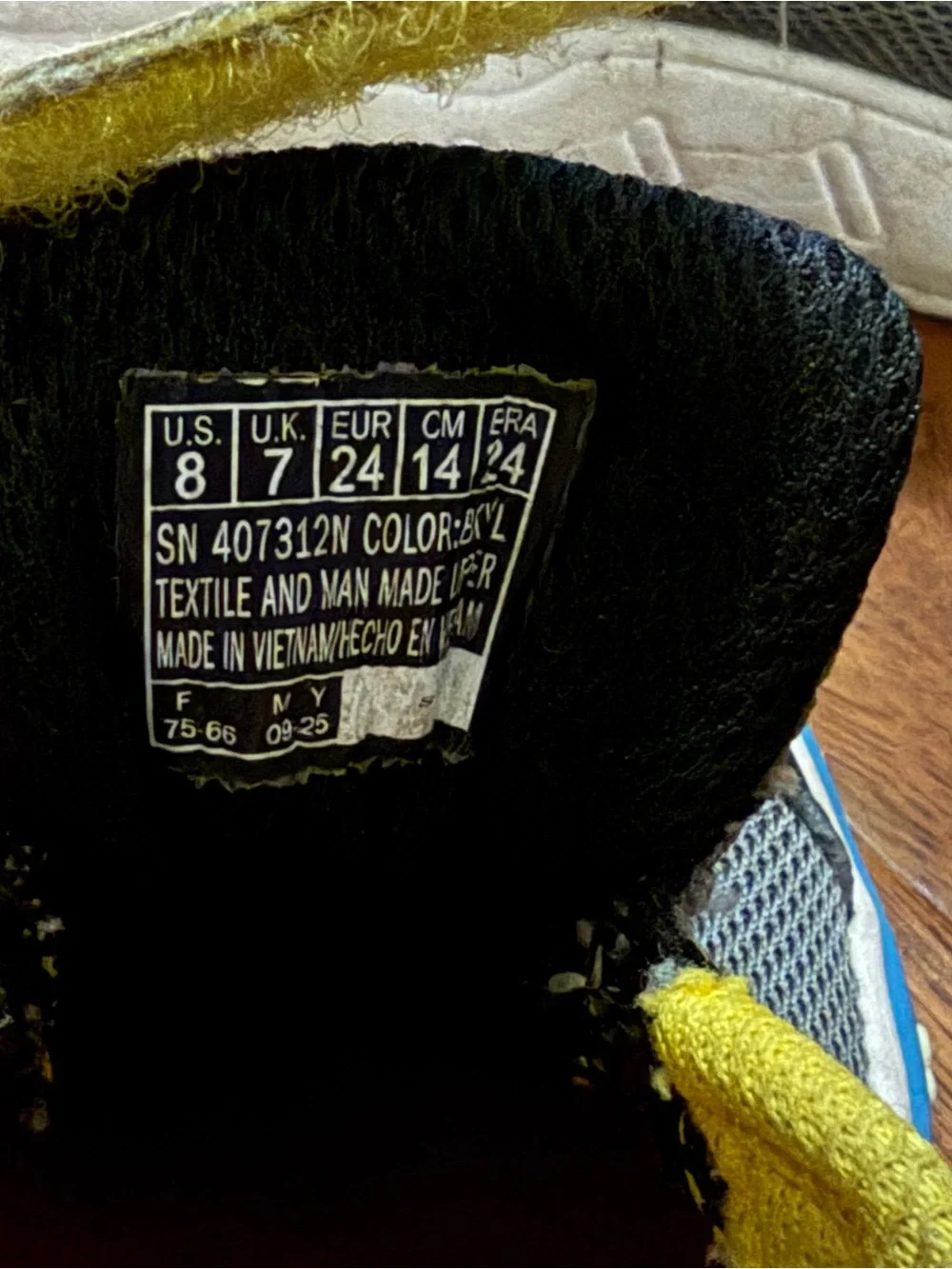 Skechers Kids Gray and Yellow Hook-and-Loop Sneaker